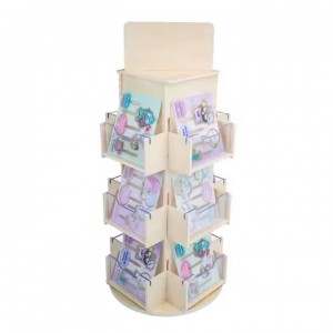 Acrylic Rotating Postcard Card Display Stand